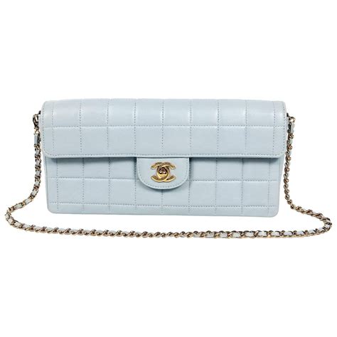 chanel powder blue bag